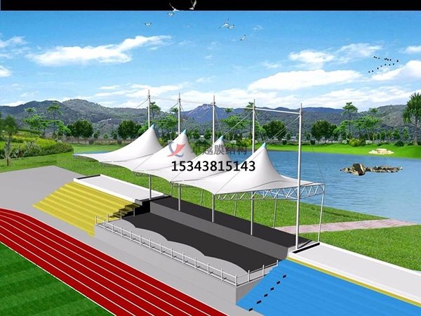 王場(chǎng)<font color='red'>膜結構看臺</font>/主席臺/舞臺【膜結構施工】