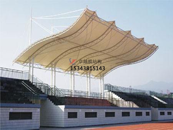 清水<font color='red'>膜結構看臺</font>雨棚生產(chǎn)設計安裝