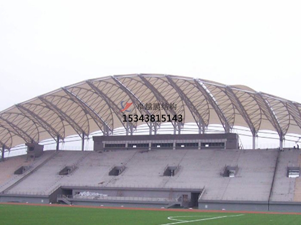 秦安<font color='red'>膜結構看臺</font>雨棚生產(chǎn)設計安裝