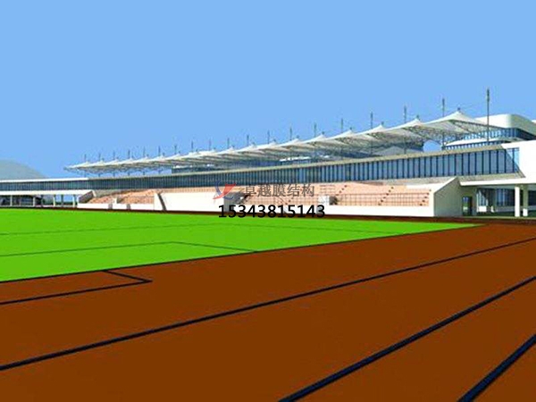 玉門(mén)<font color='red'>膜結構看臺</font>雨棚生產(chǎn)設計安裝