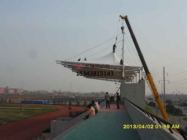 夏河<font color='red'>膜結構看臺</font>/主席臺/舞臺【膜結構施工】