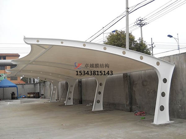 宜川膜結構停車(chē)棚【生產(chǎn)銷(xiāo)售】遮陽(yáng)棚雨棚