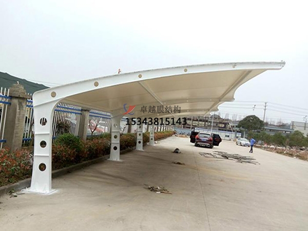 志丹膜結構停車(chē)棚【生產(chǎn)銷(xiāo)售】遮陽(yáng)棚雨棚