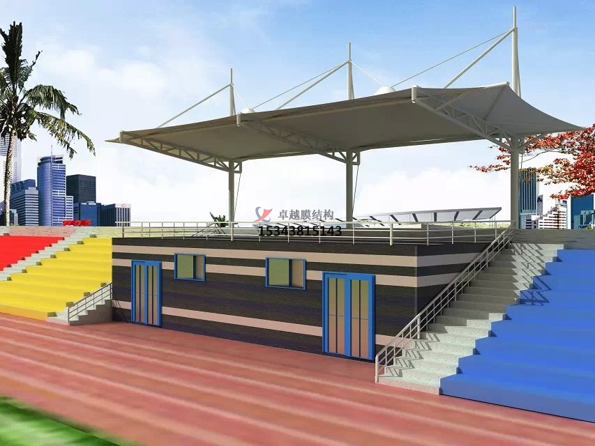 岐山<font color='red'>膜結構看臺</font>雨篷/主席臺/舞臺安裝專(zhuān)業(yè)生產(chǎn)廠(chǎng)家