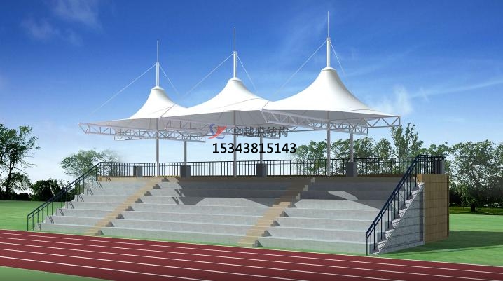 洛寧<font color='red'>膜結構看臺</font>雨篷/主席臺/舞臺安裝專(zhuān)業(yè)生產(chǎn)廠(chǎng)家