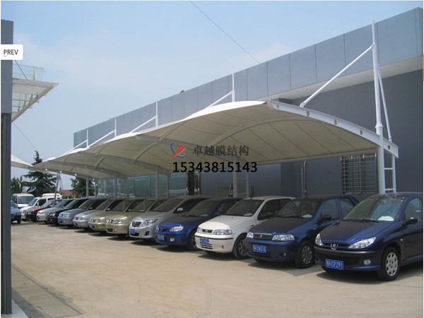 鄭州<font color='red'>膜結構車(chē)棚</font>在設計安裝中要做到符合實(shí)際情況