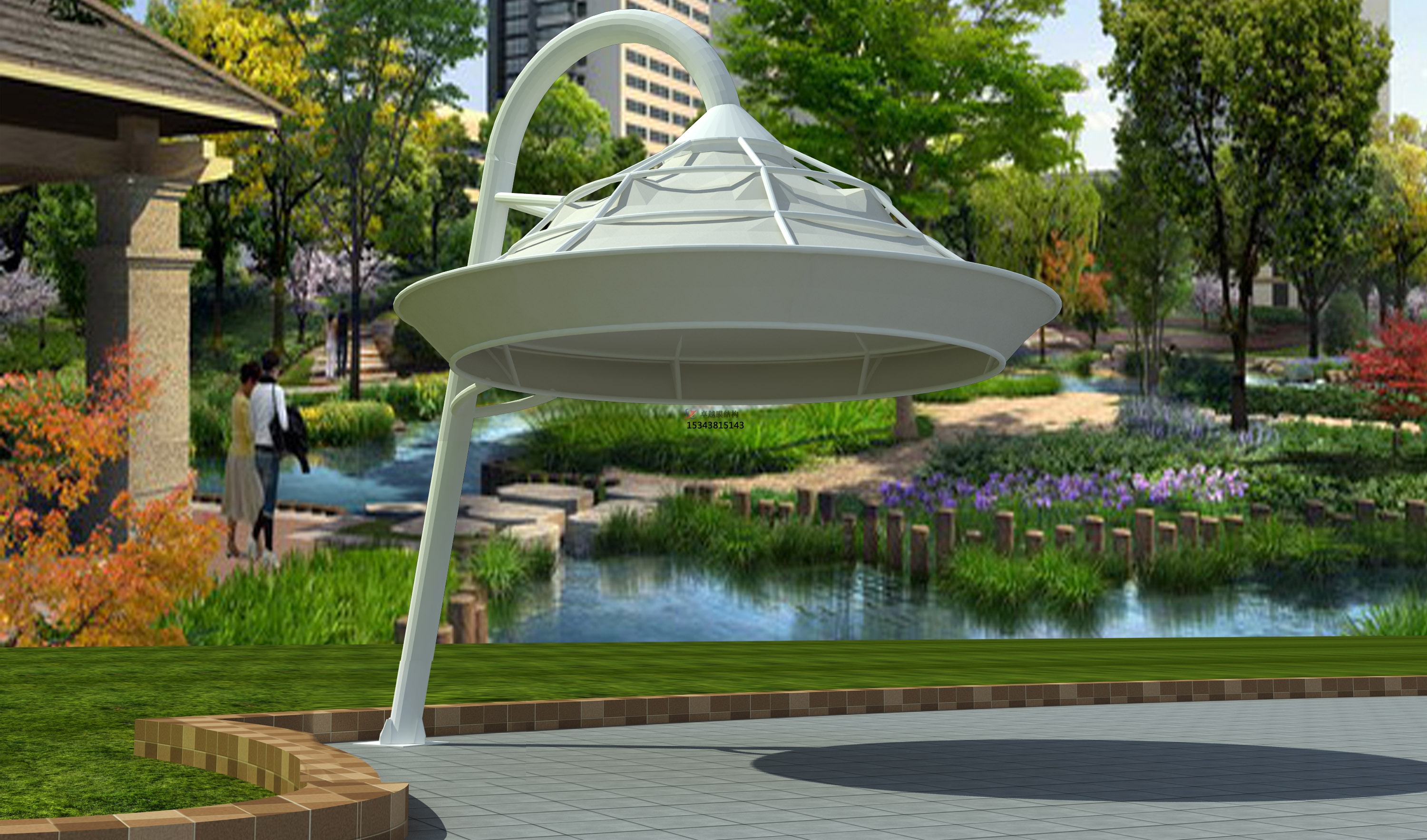 大悟<font color='red'>膜結構景觀(guān)</font>【張拉膜景觀(guān)】不二之選