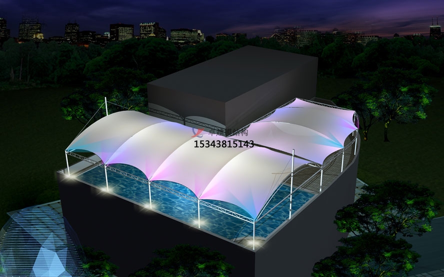 商洛膜結構游樂(lè )場(chǎng)/<font color='red'>水上樂(lè )園</font>/造浪池/游泳池/兒童樂(lè )園遮陽(yáng)棚廠(chǎng)家【膜結構施工】