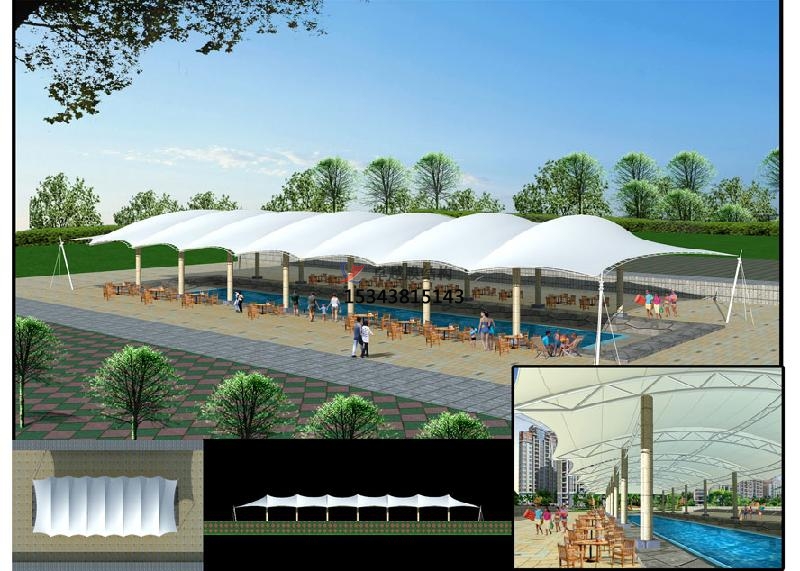株洲膜結構游樂(lè )場(chǎng)/<font color='red'>水上樂(lè )園</font>/造浪池/游泳池/兒童樂(lè )園遮陽(yáng)棚廠(chǎng)家【膜結構施工】