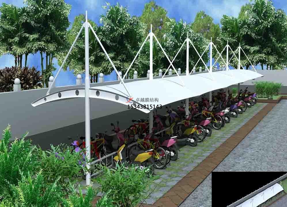 超經(jīng)典的<font color='red'>膜結構車(chē)棚</font>效果圖！