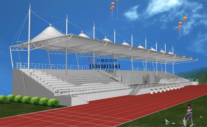 開(kāi)封<font color='red'>膜結構看臺</font>效果圖