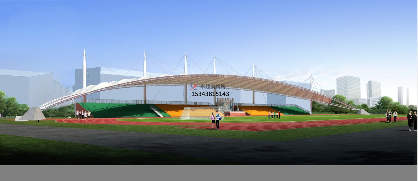濮陽(yáng)<font color='red'>膜結構看臺</font>效果圖大全