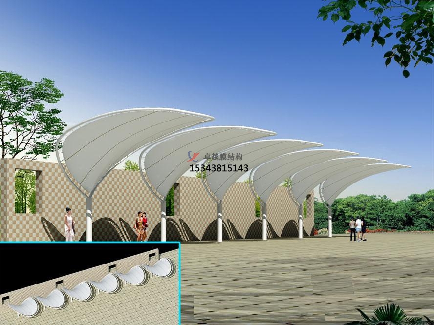 南陽(yáng)<font color='red'>膜結構景觀(guān)</font>效果圖【設計案例】