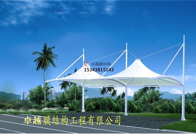 晉城<font color='red'>膜結構車(chē)棚</font>效果圖案例