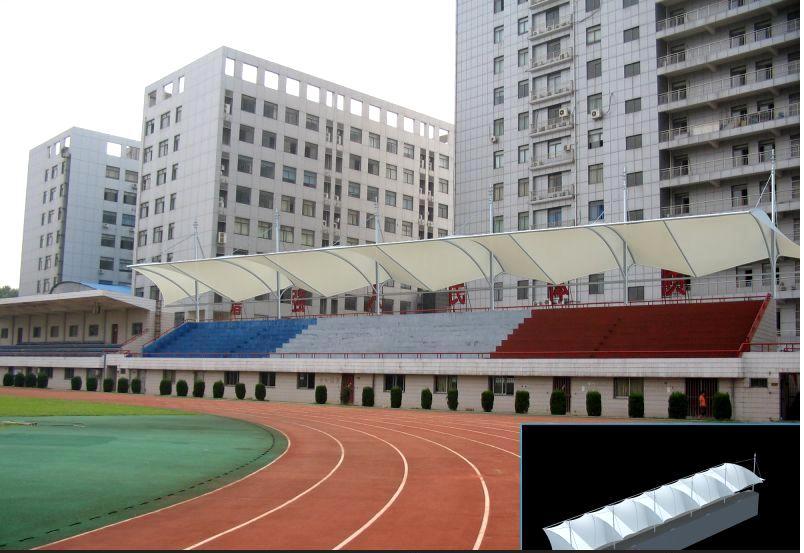 淺談大跨度<font color='red'>膜結構看臺</font>屋頂的結構特點(diǎn)