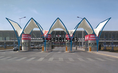 濮陽(yáng)<font color='red'>收費站膜結構</font>案例