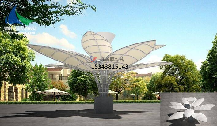 商業(yè)街<font color='red'>膜結構景觀(guān)</font>小品