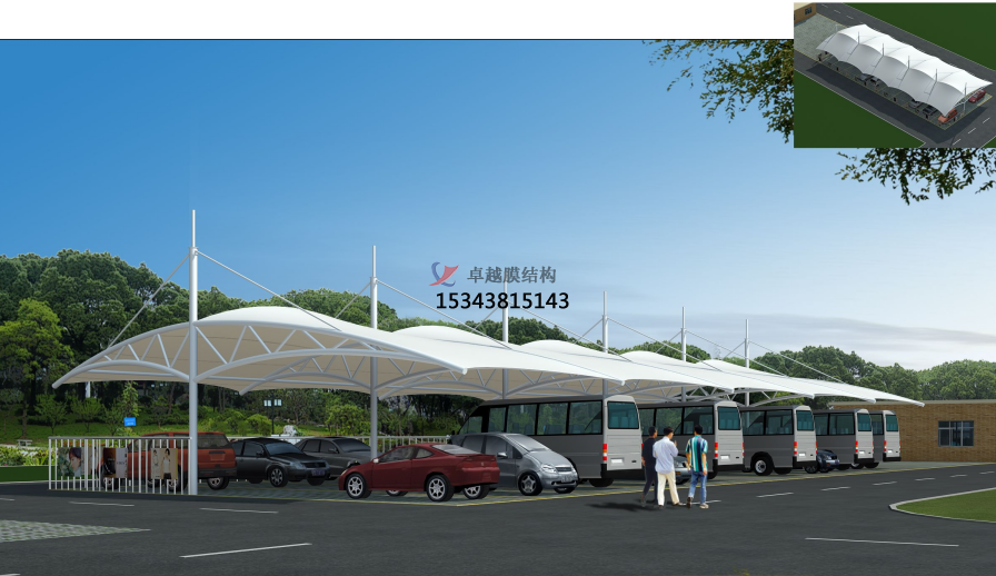 為什么<font color='red'>膜結構車(chē)棚</font>隨處可見(jiàn)？