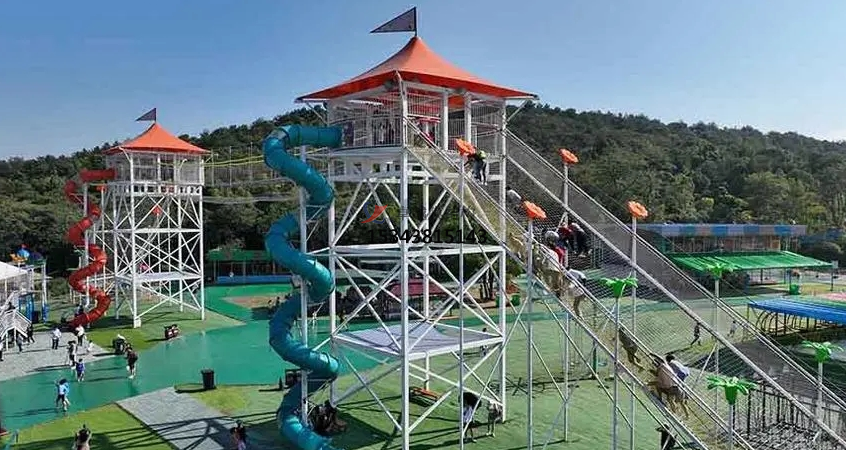 許昌滑世界橘紅色<font color='red'>張拉膜結構</font>生產(chǎn)