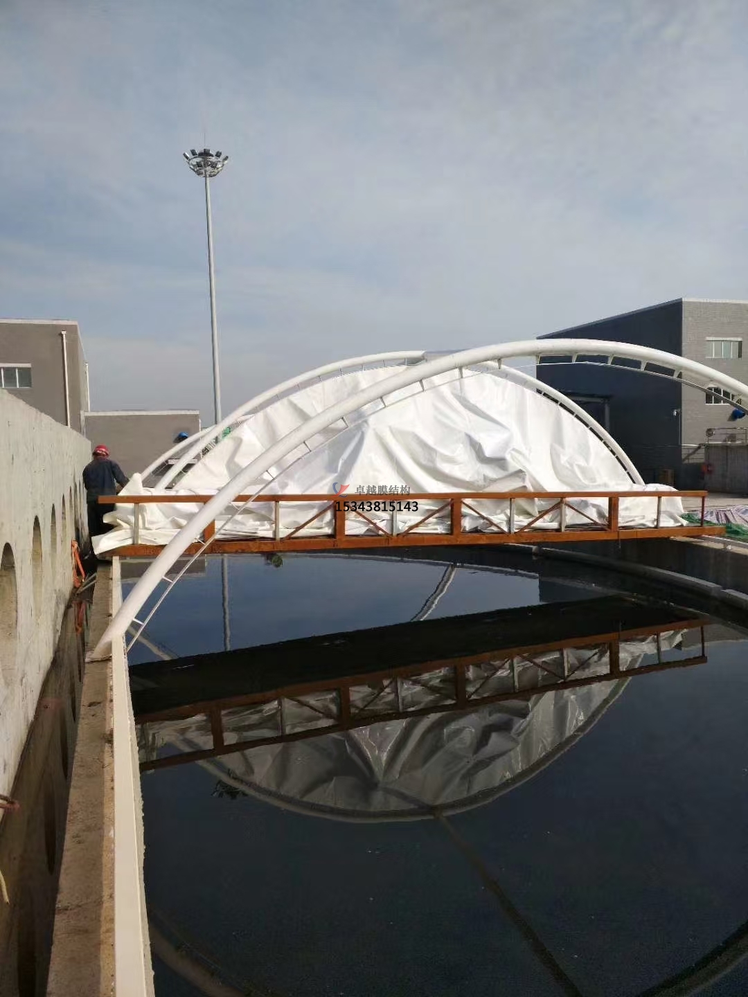 永州污水池封閉罩——永州<font color='red'>膜結構公司</font>【專(zhuān)業(yè)廠(chǎng)家】
