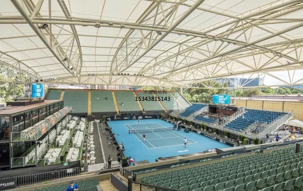 隴南網(wǎng)球場(chǎng)遮陽(yáng)棚——隴南<font color='red'>膜結構公司</font>【專(zhuān)業(yè)廠(chǎng)家】