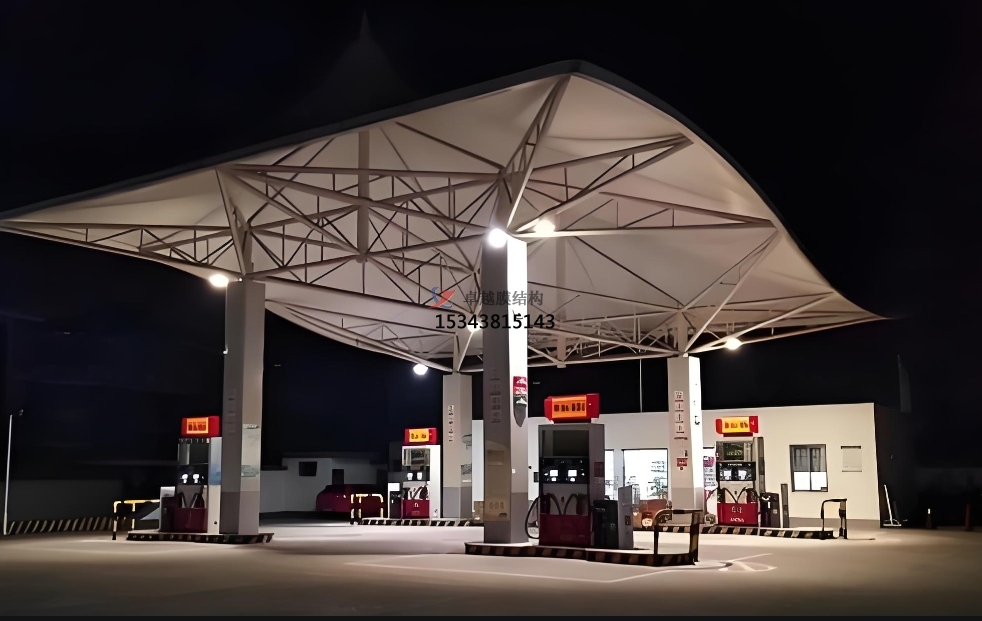 孝感加油站膜結構頂棚——孝感<font color='red'>膜結構公司</font>專(zhuān)業(yè)廠(chǎng)家