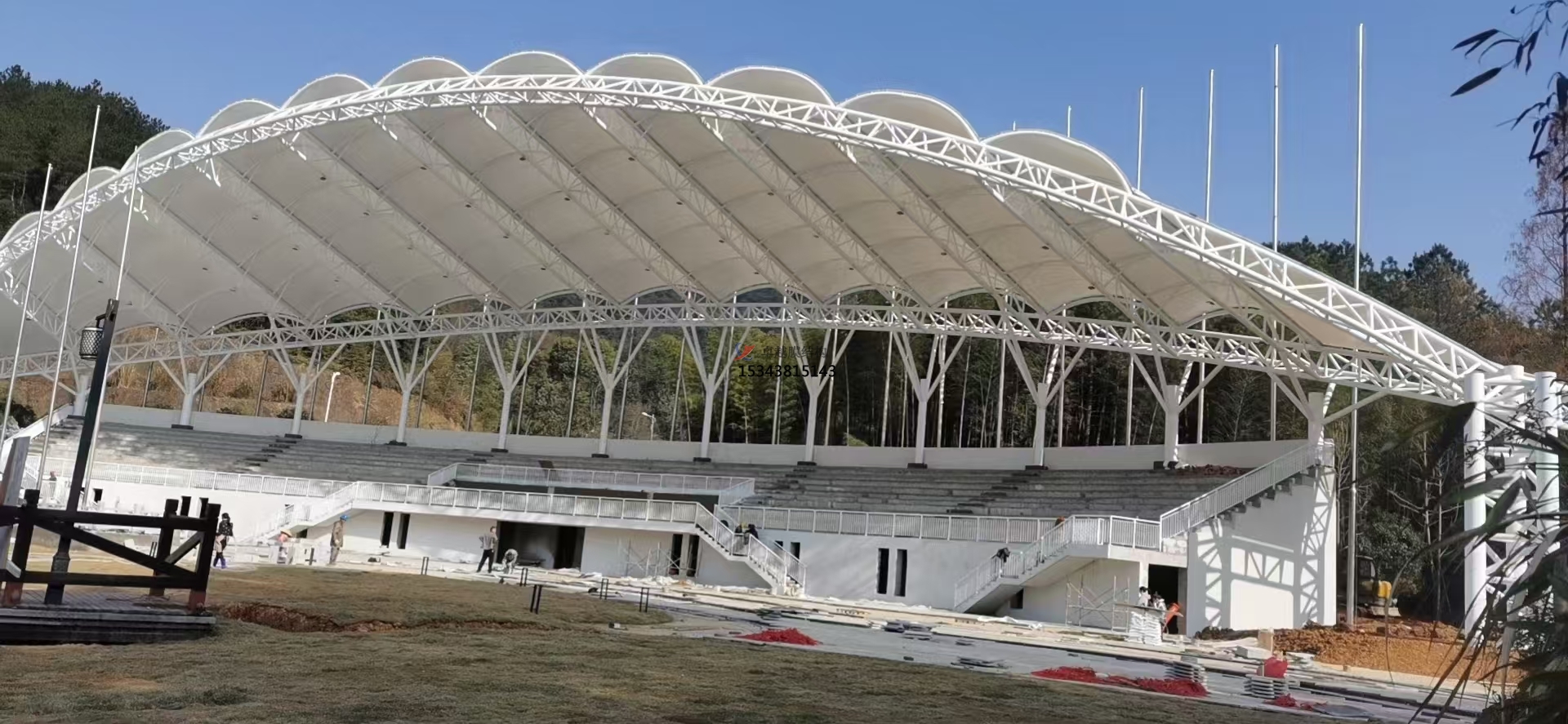 潮州<font color='red'>膜結構公司</font>體育看臺——潮州膜結構廠(chǎng)家