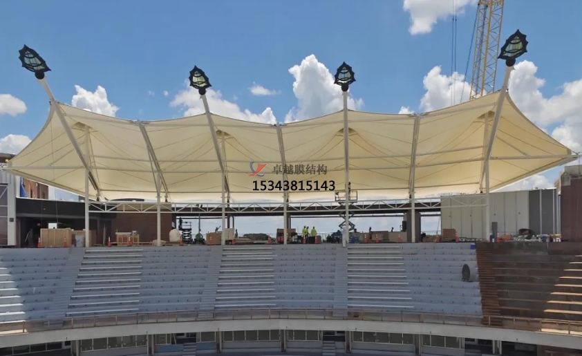 鶴崗<font color='red'>膜結構公司</font>【膜結構看臺罩棚】鶴崗膜結構廠(chǎng)家