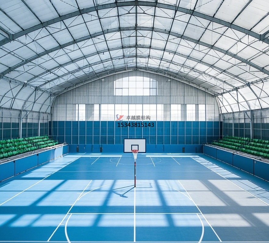三明<font color='red'>膜結構公司</font>【籃球場(chǎng)膜結構頂棚】三明膜結構廠(chǎng)家