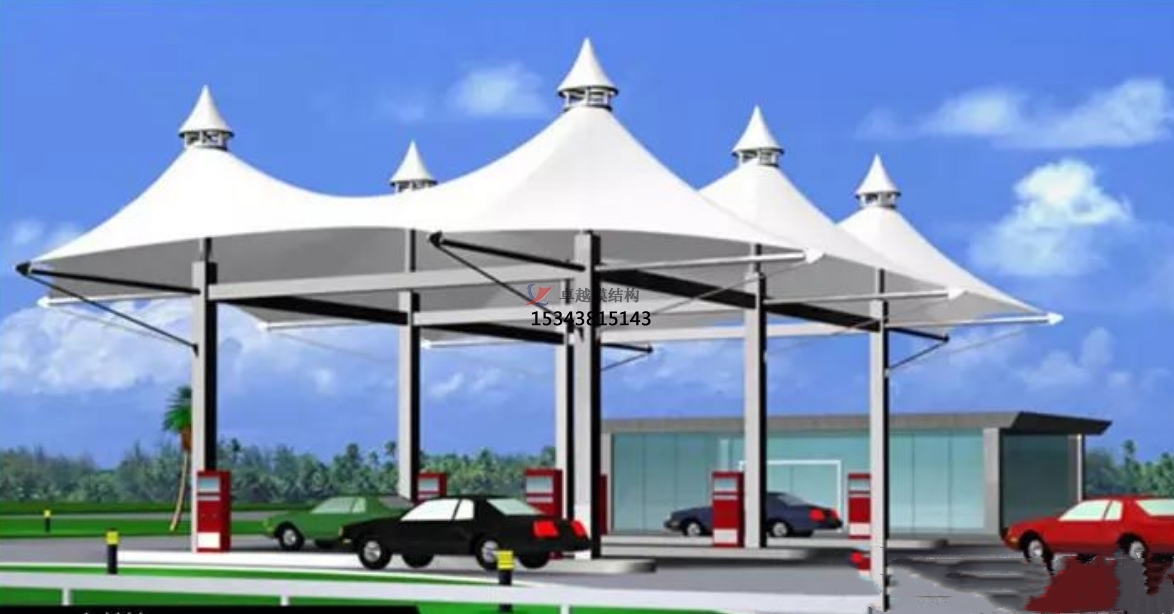 南平<font color='red'>膜結構公司</font>【加油站膜結構頂棚】南平膜結構廠(chǎng)家