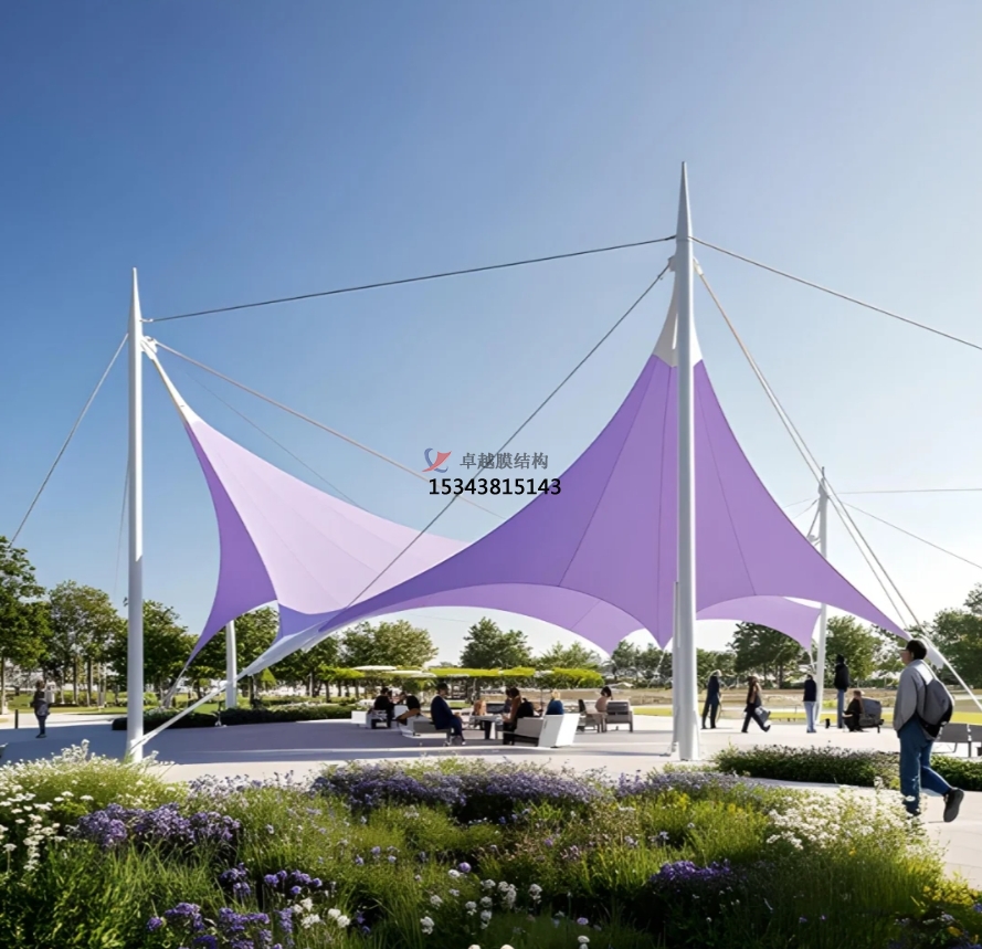 哈密<font color='red'>膜結構公司</font>【廣場(chǎng)/公園膜結構】哈密膜結構廠(chǎng)家