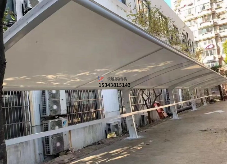 膜結構自行車(chē)棚