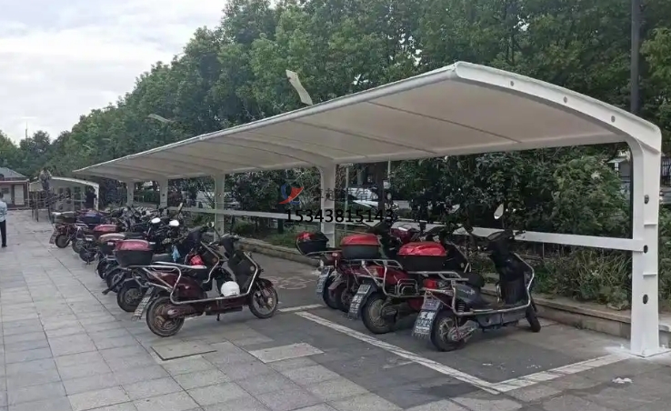 膜結構自行車(chē)棚