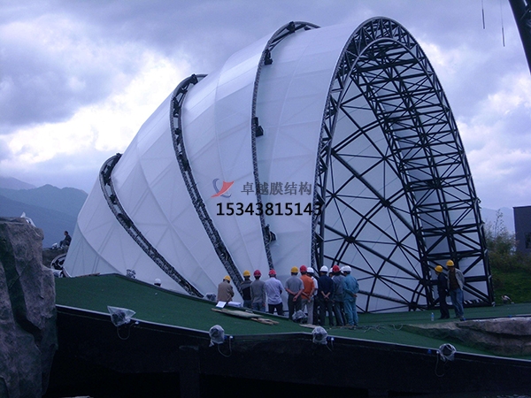 阿拉爾<font color='red'>膜結構公司</font>【PTFE網(wǎng)格膜】阿拉爾膜結構廠(chǎng)家