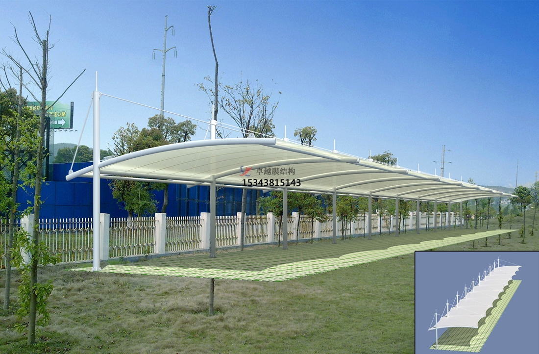 山東<font color='red'>膜結構公司</font>【膜結構停車(chē)場(chǎng)】山東膜結構廠(chǎng)家