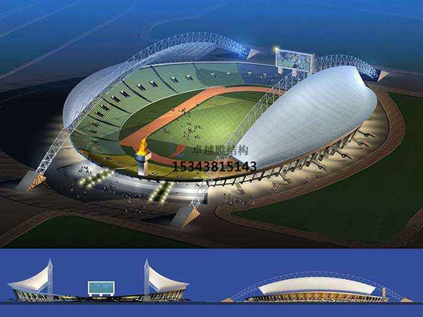 淄博<font color='red'>膜結構公司</font>【膜結構籃球場(chǎng)雨棚】淄博膜結構廠(chǎng)家