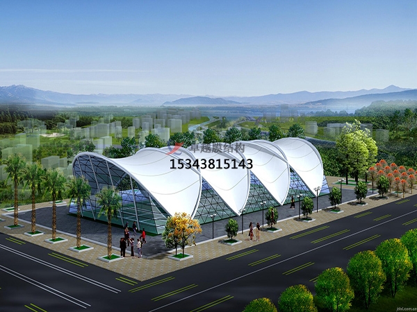 盤(pán)錦膜結構公司【羽毛球場(chǎng)遮陽(yáng)棚】盤(pán)錦<font color='red'>膜結構廠(chǎng)家</font>