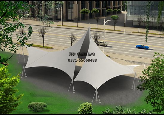 天方藥業(yè)膜結構車(chē)棚