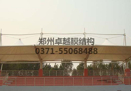 石家莊<font color='red'>膜結構看臺</font>/舞臺【石家莊人民醫學(xué)高等專(zhuān)科學(xué)校等】工程設計施工案例