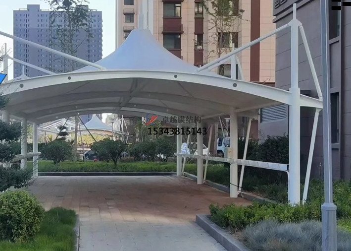 膜結構停車(chē)棚