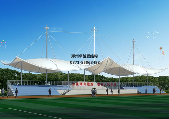 膜結構地下車(chē)庫入口