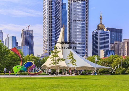 膜結構地下車(chē)庫入口