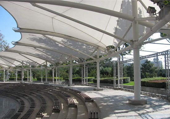 膜結構自行車(chē)棚