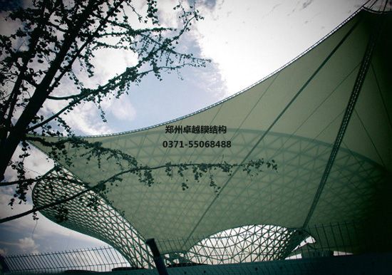 膜結構自行車(chē)棚